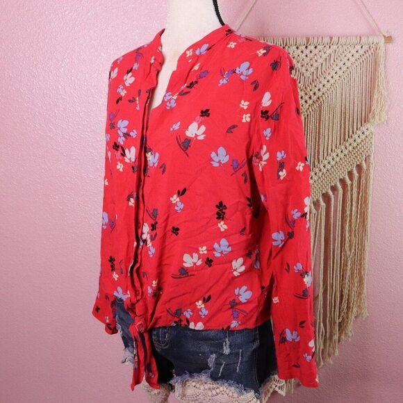 Velvet Heart | Long Sleeve Button Up Shirt Medium - Picture 1 of 7